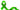 a green ribbon on a white background