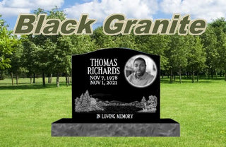 Black Granite Headstones