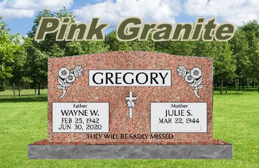 Pink Granite Headstones