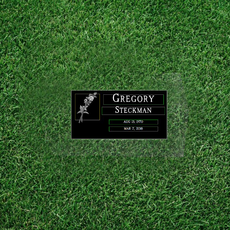 199 Headstone for graves / Size: 10