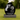 Black Granite Single Tear Drop Headstone / 30x6x28