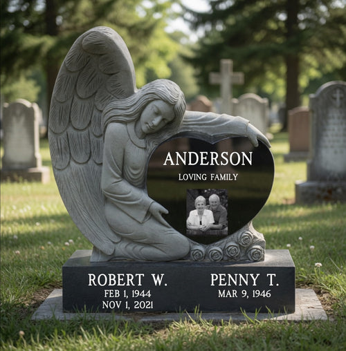 FREE Photo and Artwork! Companion Carved Angel / Top 24"x6"x28" Base 28"x10"x6"