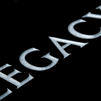 Deep-Cut Sandblast Family Name (Back of Headstone)