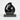 Black Granite Companion Tear Drop Headstone / 30x6x28 double