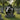 Black Granite Single Tear Drop Headstone / 30x6x28
